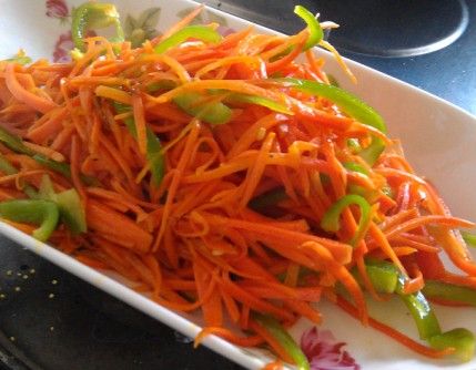 Carrot chili- Chinese food nutritious recipe