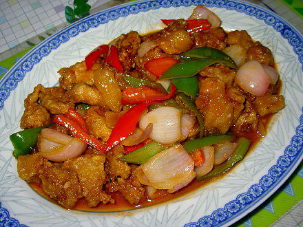 Chinese sweet fried pork-Chinese food and natural health for January 18