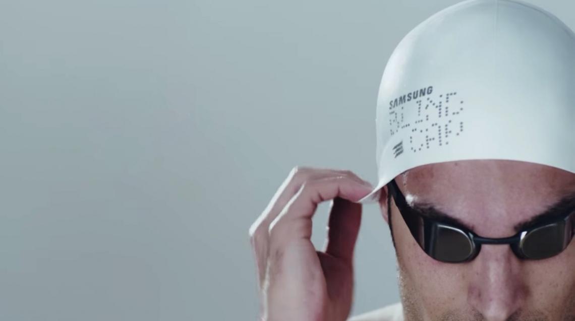 Blind Cap Samsung blind swimming cap