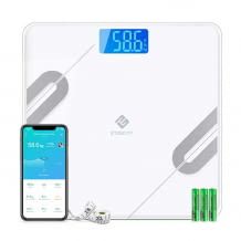 Smart digital scale for up to 8 users. Measures numerous body data with high accuracy.