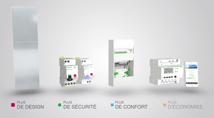 Schneider Electric connected electrical panel