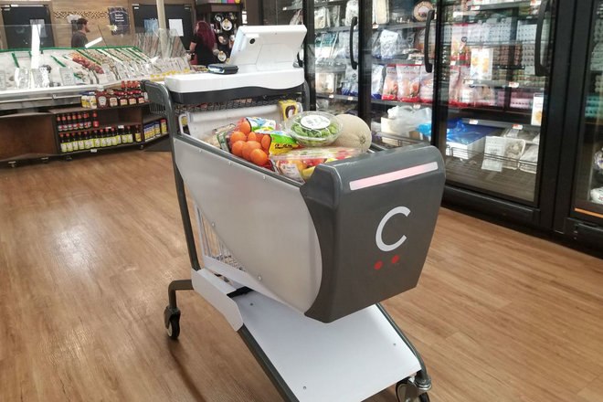 This smart cart eliminates the need for cashiers in stores