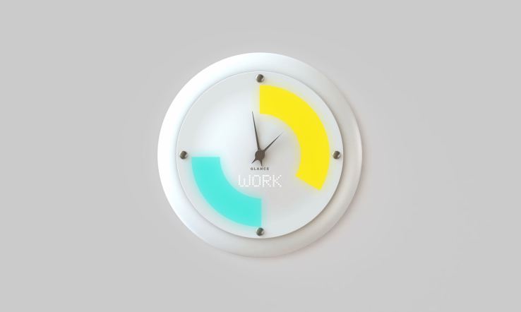 Glance smart wall clock