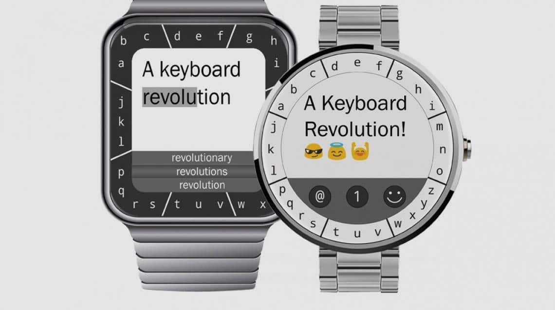 TouchOne smartwatch keyboard application