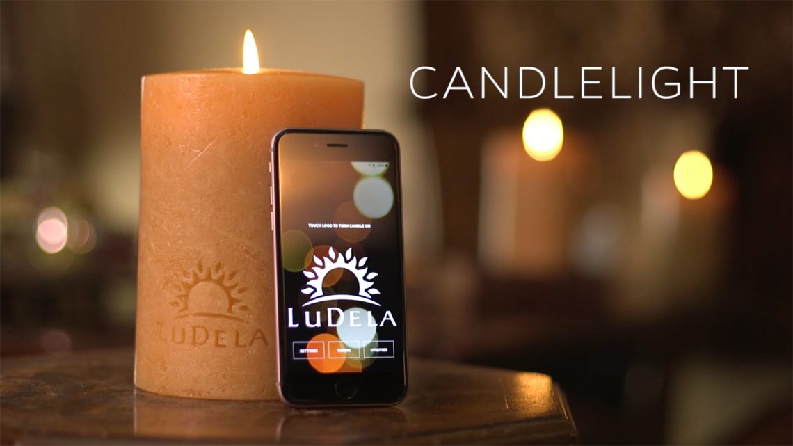 LuDela smart and connected candle