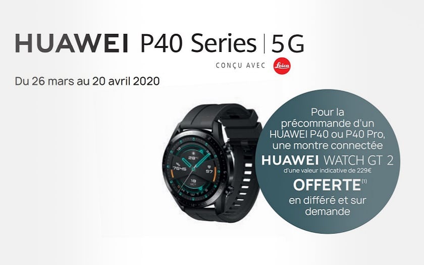 Huawei Watch GT 2 pre-order offer P40 P40 Pro