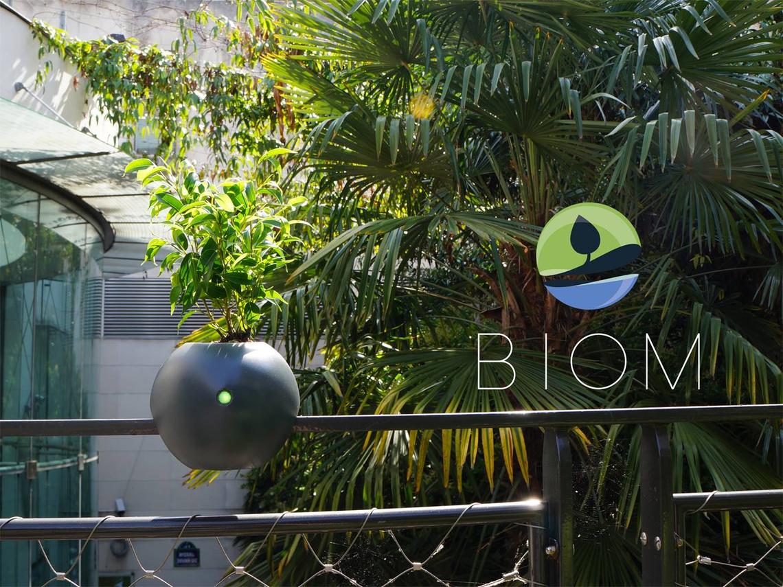 Biom flowerpot connected cyborg