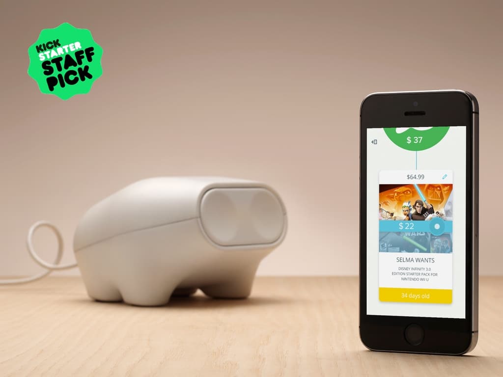 Ernit connected piggy bank