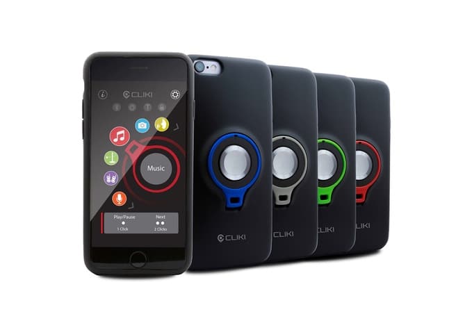 CLIKI removable smart button smartphone case