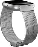 Fitbit replacement bracelet fine-meshed stainless steel for Versa silver