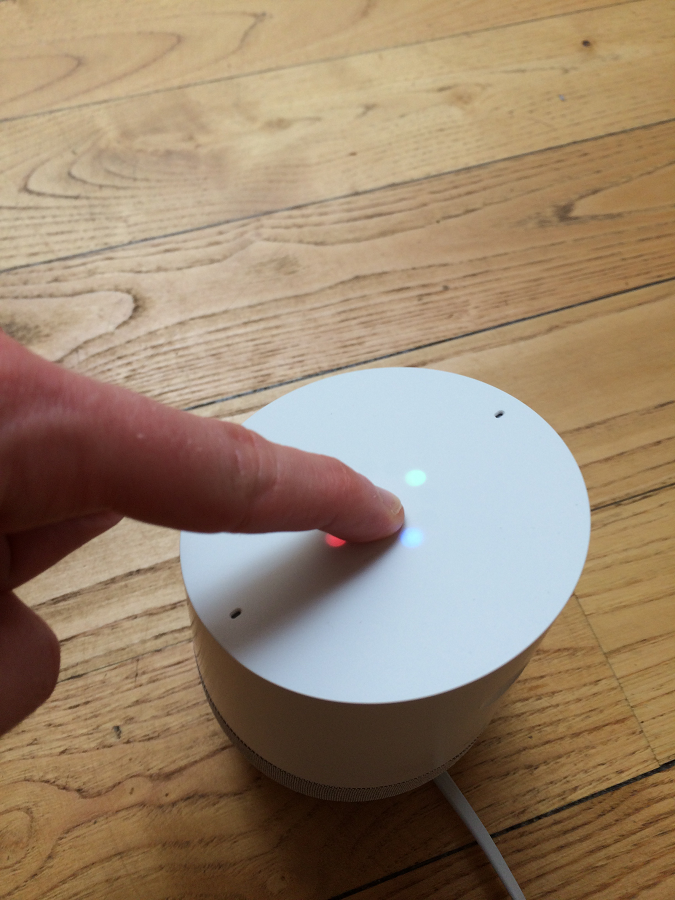 google home use touch control