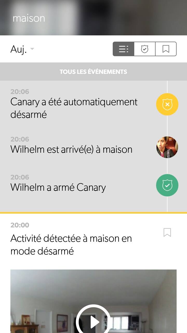 canary notification smartphone