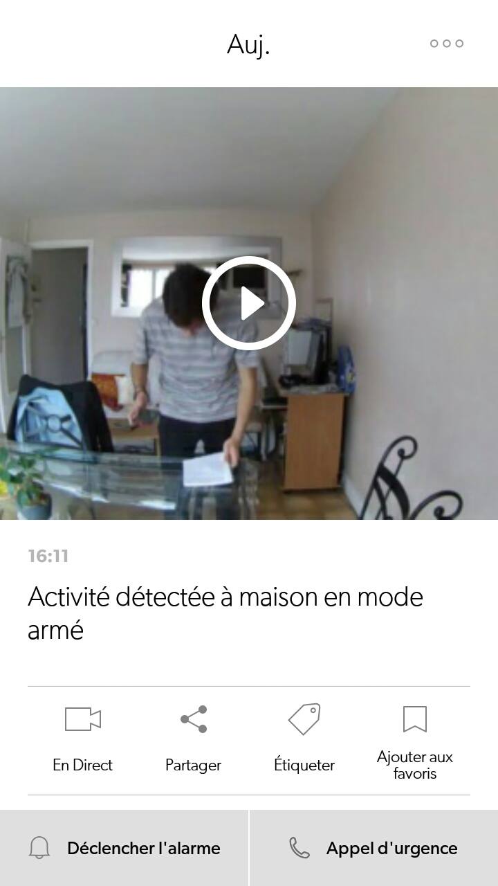 canary camera notification detection motion recording