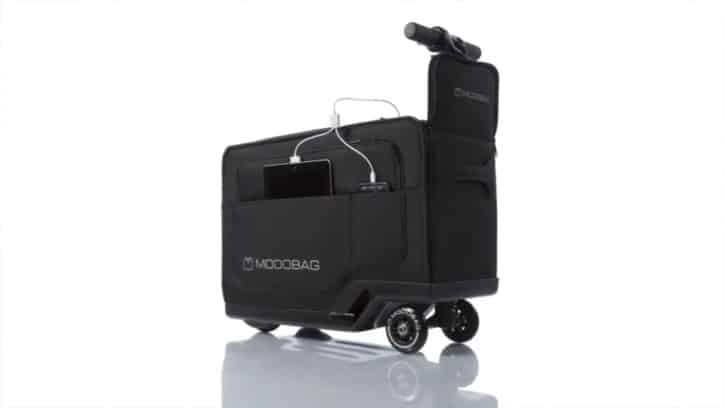 Modobag is a motorized suitcase.