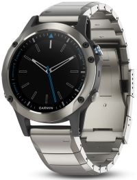 Quatix 5 watch with designer metal strap