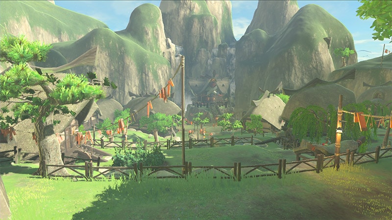  Village of Elimith - in the game Zelda Breath of the Wild