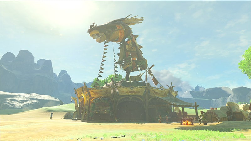 A stable in the Zelda game - Breath of the Wild