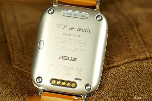 Back of the ASUS ZenWatch