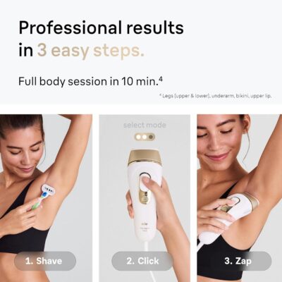 Braun IPL Silk·Expert Pro 5 The best at home laser hair removal device